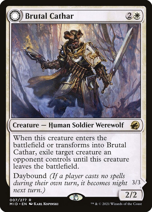 Brutal Cathar // Moonrage Brute mid 7