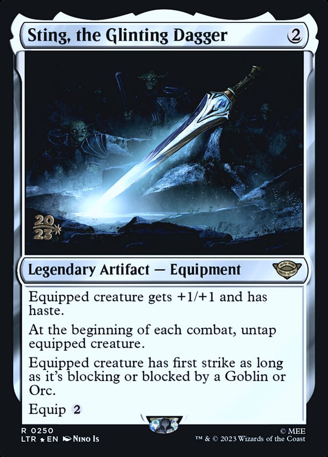 Sting, the Glinting Dagger pltr 250s