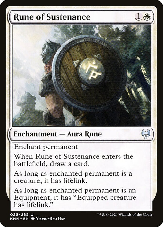 Rune of Sustenance khm 25