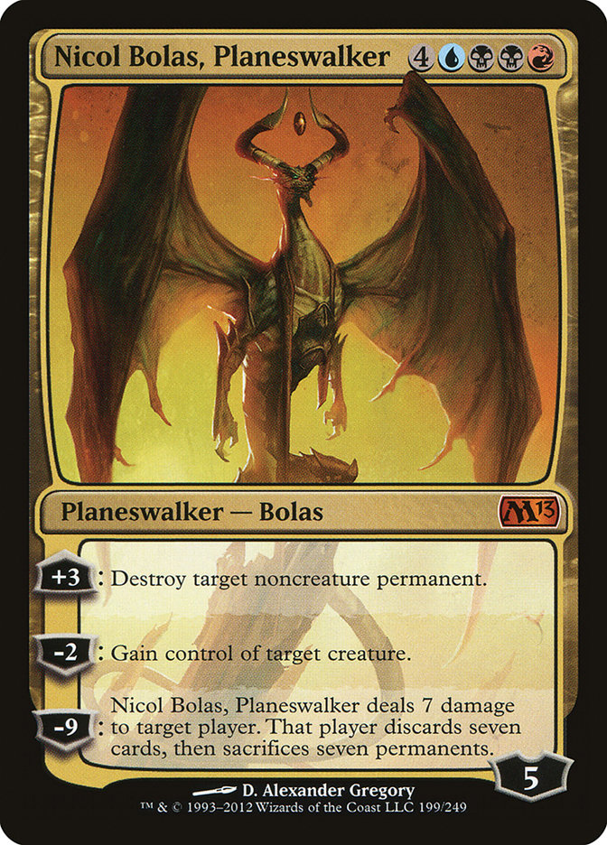 Nicol Bolas, Planeswalker m13 199