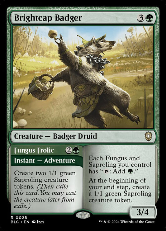 Brightcap Badger // Fungus Frolic blc 28
