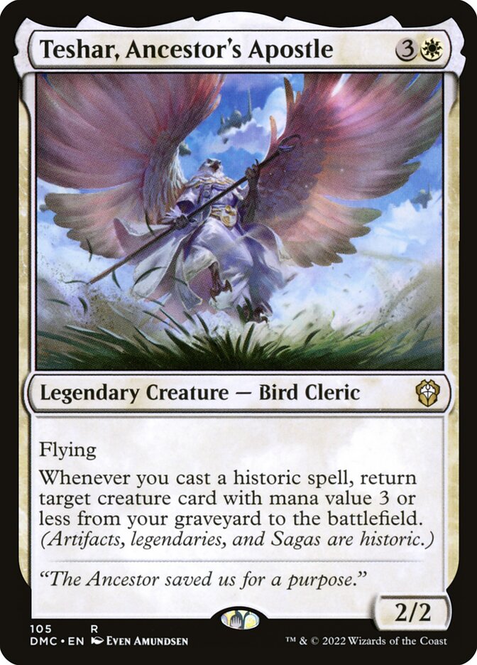 Teshar, Ancestor's Apostle dmc 105