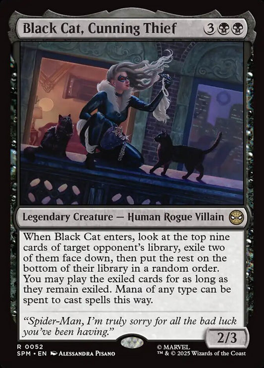 Black Cat, Cunning Thief spm 52