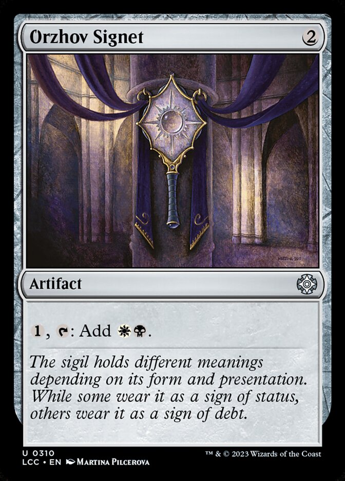 Orzhov Signet lcc 310