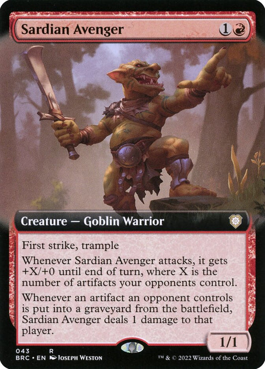 Sardian Avenger brc 43