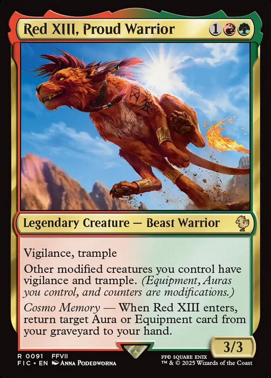 Red XIII, Proud Warrior fic 91