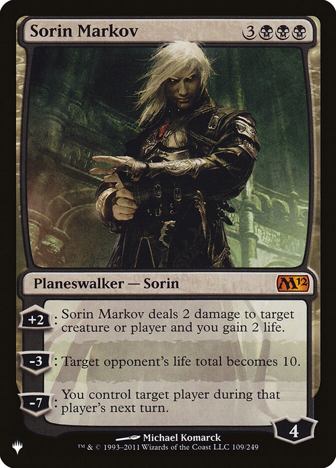 Sorin Markov plst M12-109