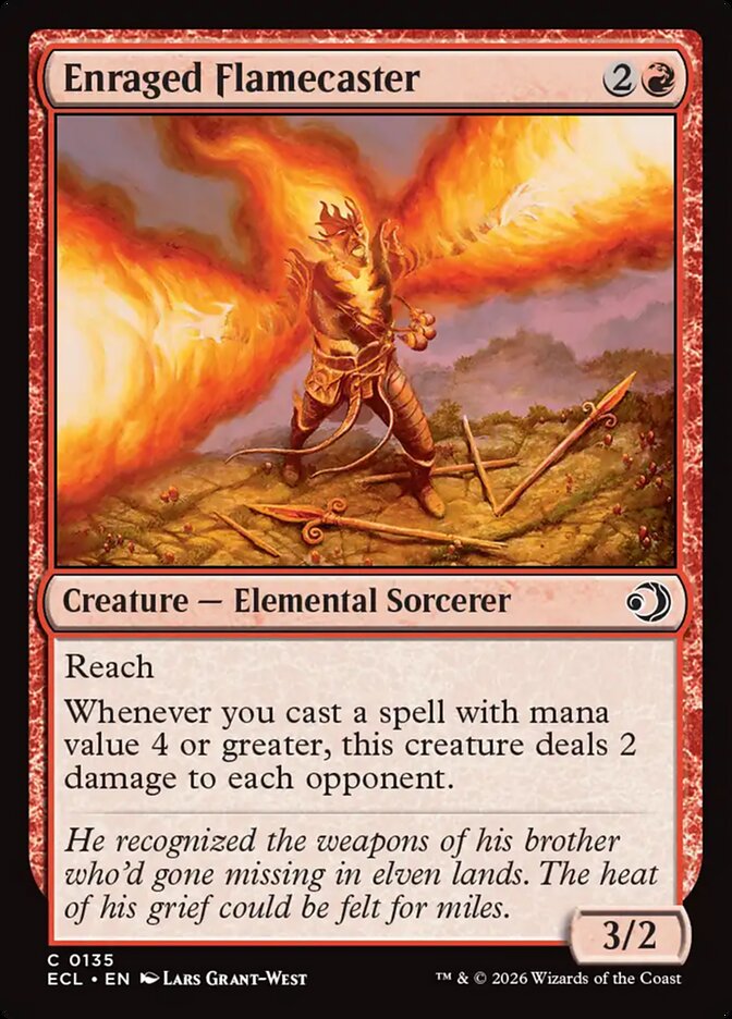Enraged Flamecaster ecl 135