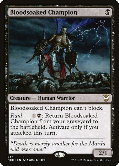 Bloodsoaked Champion ncc 243