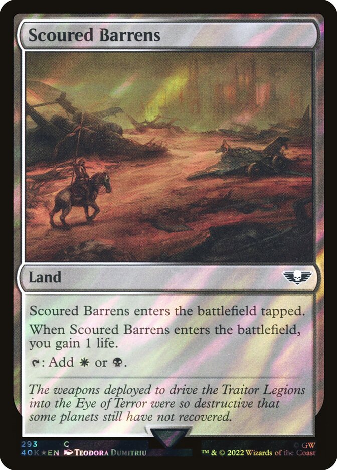 Scoured Barrens 40k 293★