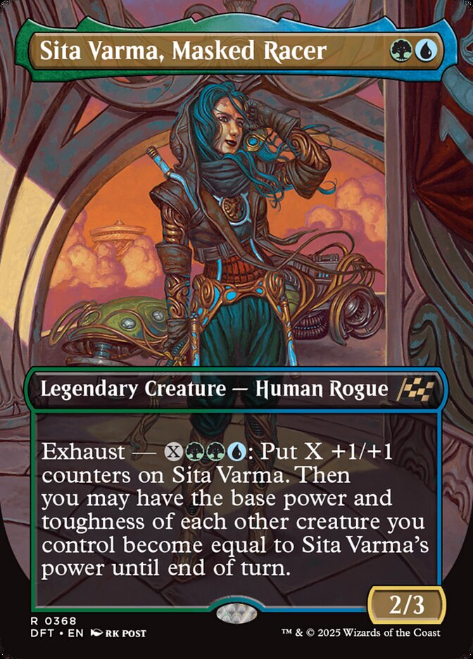 Sita Varma, Masked Racer dft 368
