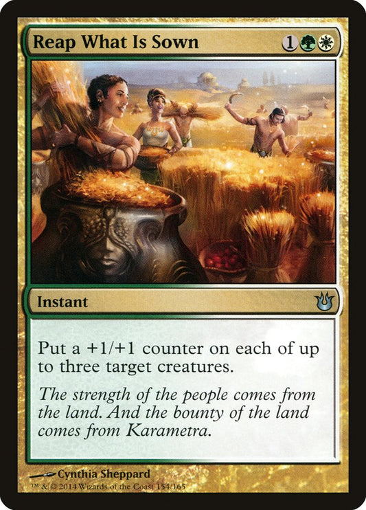 Reap What Is Sown bng 154