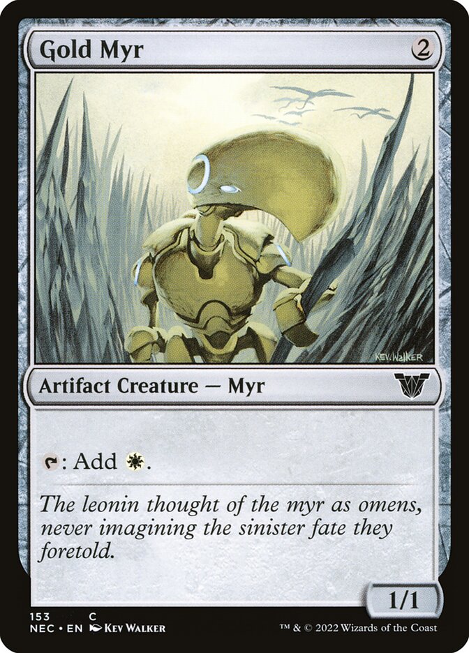 Gold Myr nec 153