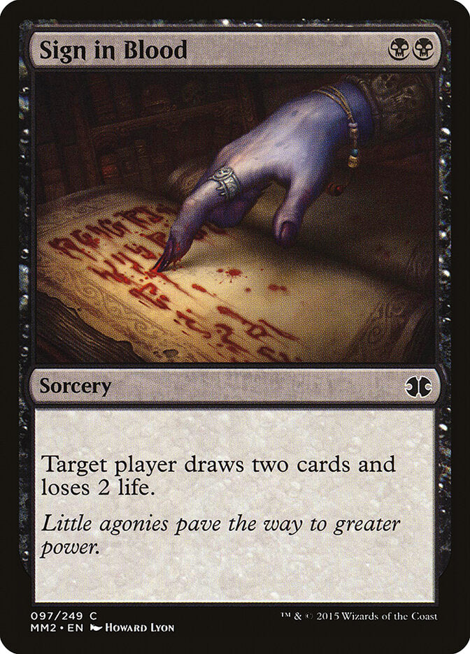 Sign in Blood mm2 97