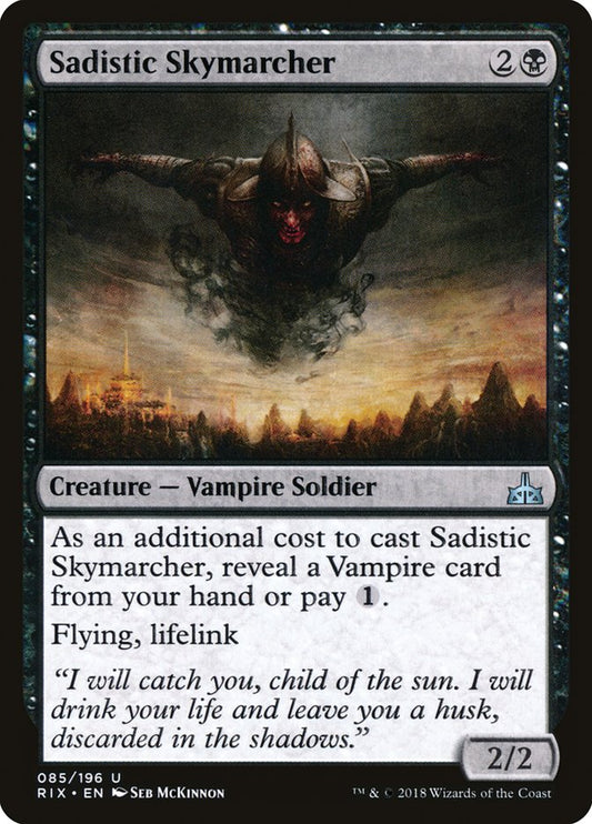 Sadistic Skymarcher rix 85