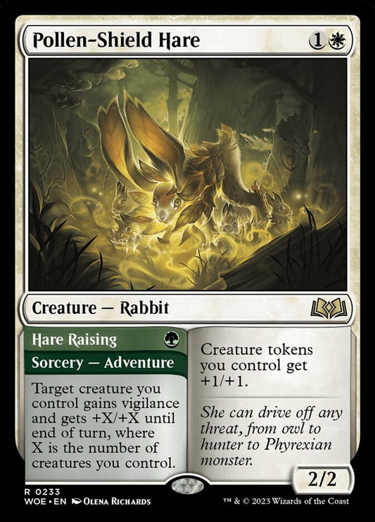 Pollen-Shield Hare // Hare Raising woe 233