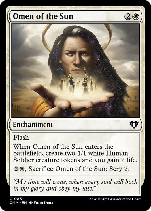 Omen of the Sun cmm 831
