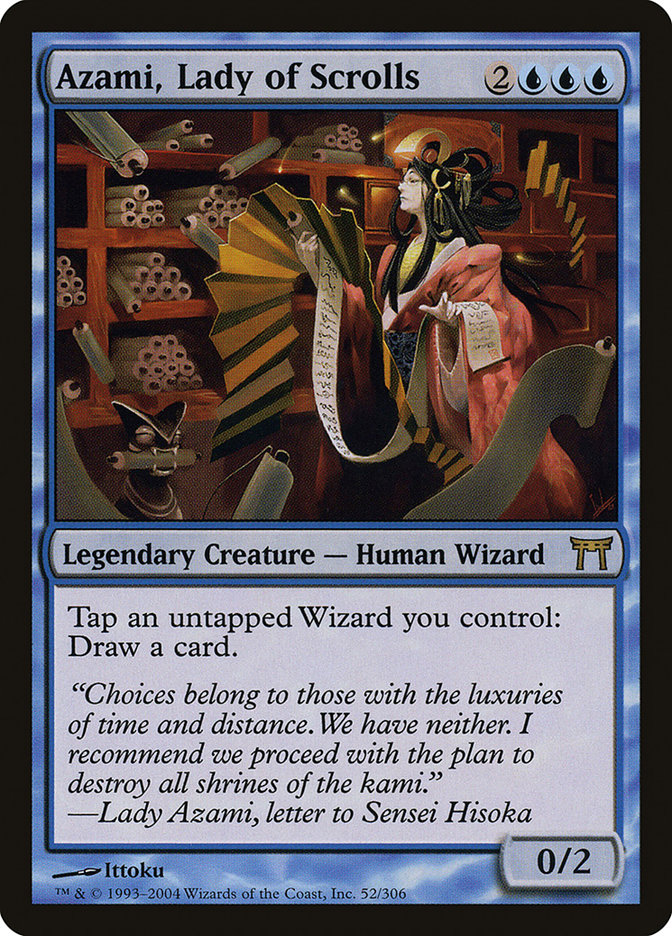 Azami, Lady of Scrolls chk 52