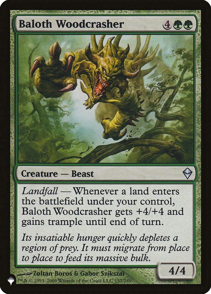 Baloth Woodcrasher plst ZEN-157