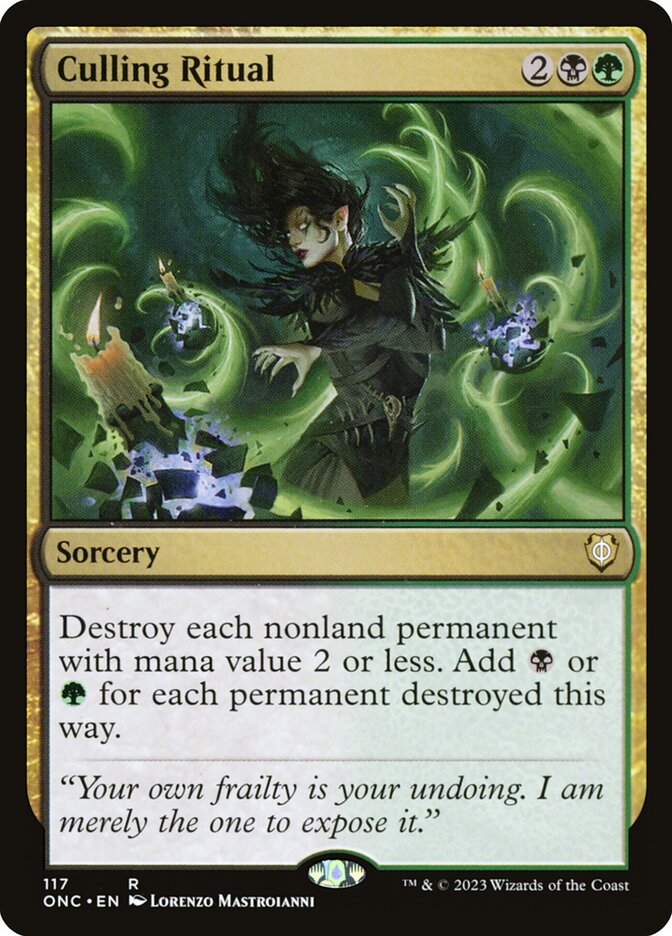 Culling Ritual onc 117