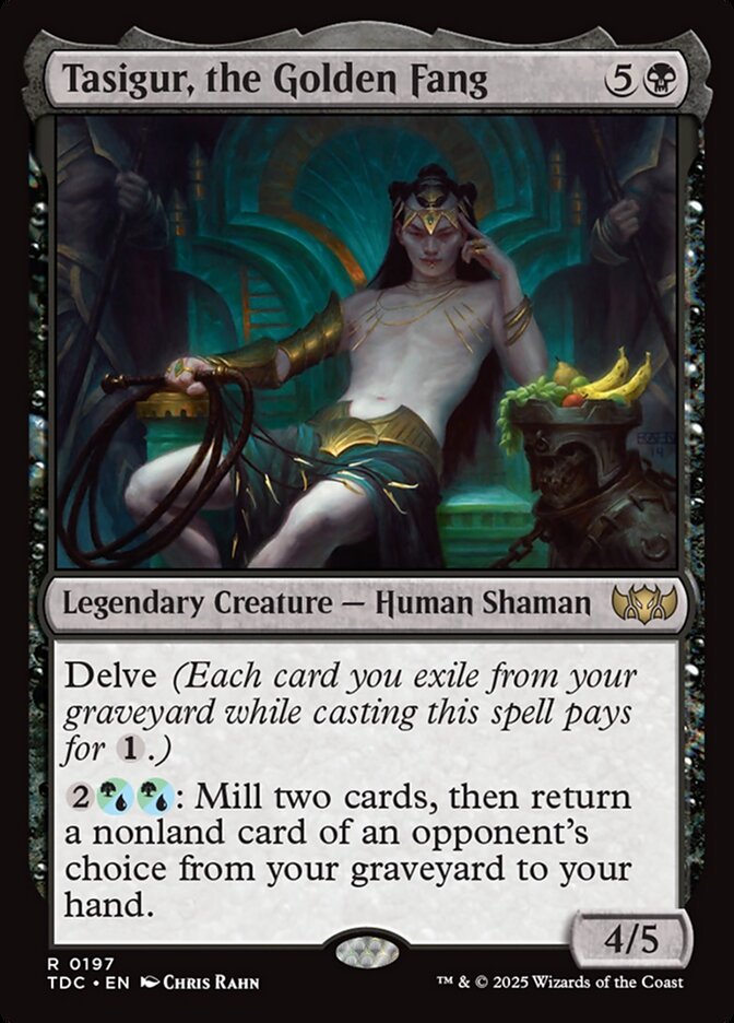 Tasigur, the Golden Fang tdc 197