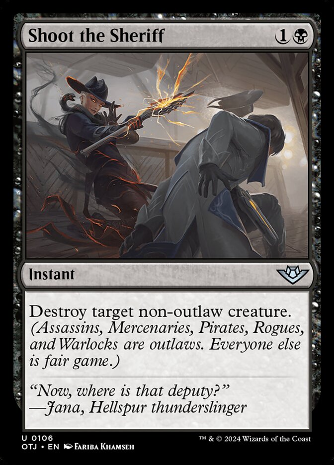 Shoot the Sheriff otj 106