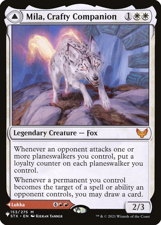 Mila, Crafty Companion // Lukka, Wayward Bonder plst STX-153