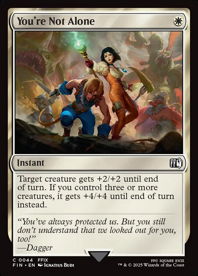 You're Not Alone fin 44