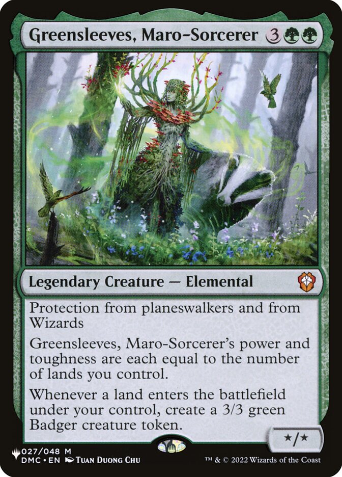Greensleeves, Maro-Sorcerer plst DMC-27