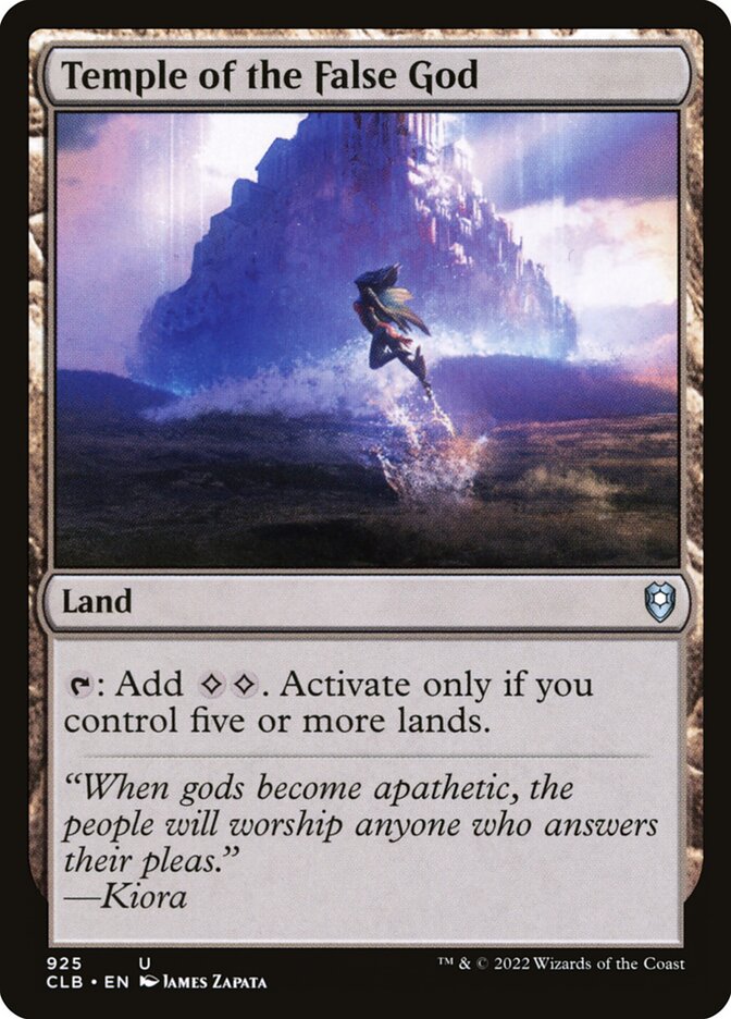 Temple of the False God clb 925