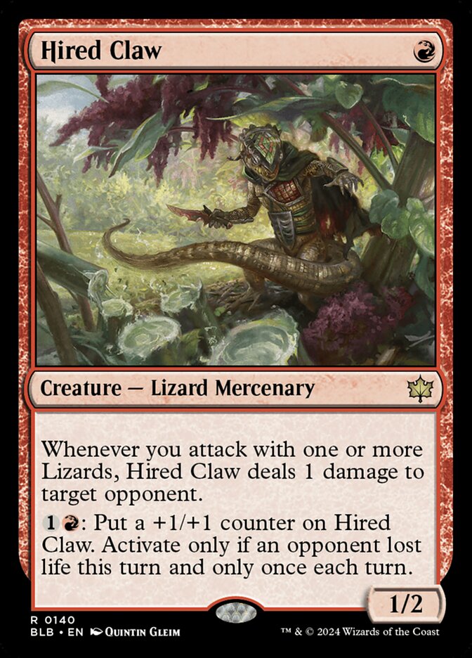 Hired Claw blb 140