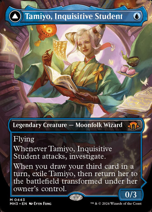 Tamiyo, Inquisitive Student // Tamiyo, Seasoned Scholar mh3 443