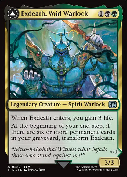 Exdeath, Void Warlock // Neo Exdeath, Dimension's End fin 220