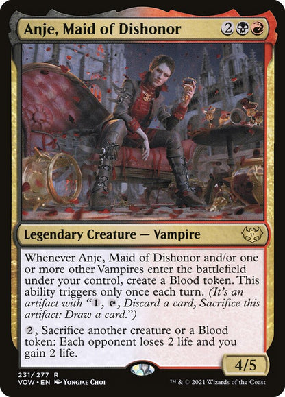 Anje, Maid of Dishonor vow 231