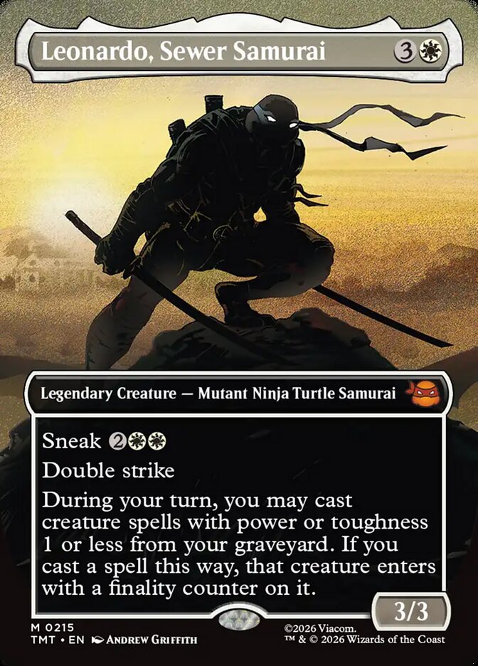 Leonardo, Sewer Samurai tmt 215