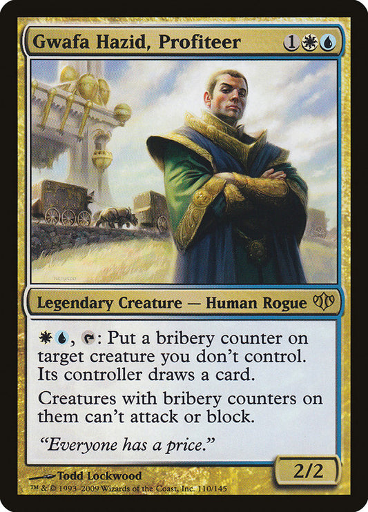 Gwafa Hazid, Profiteer con 110