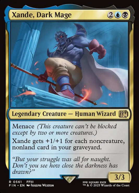 Xande, Dark Mage fin 561