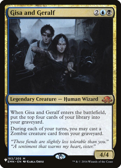 Gisa and Geralf plst EMN-183