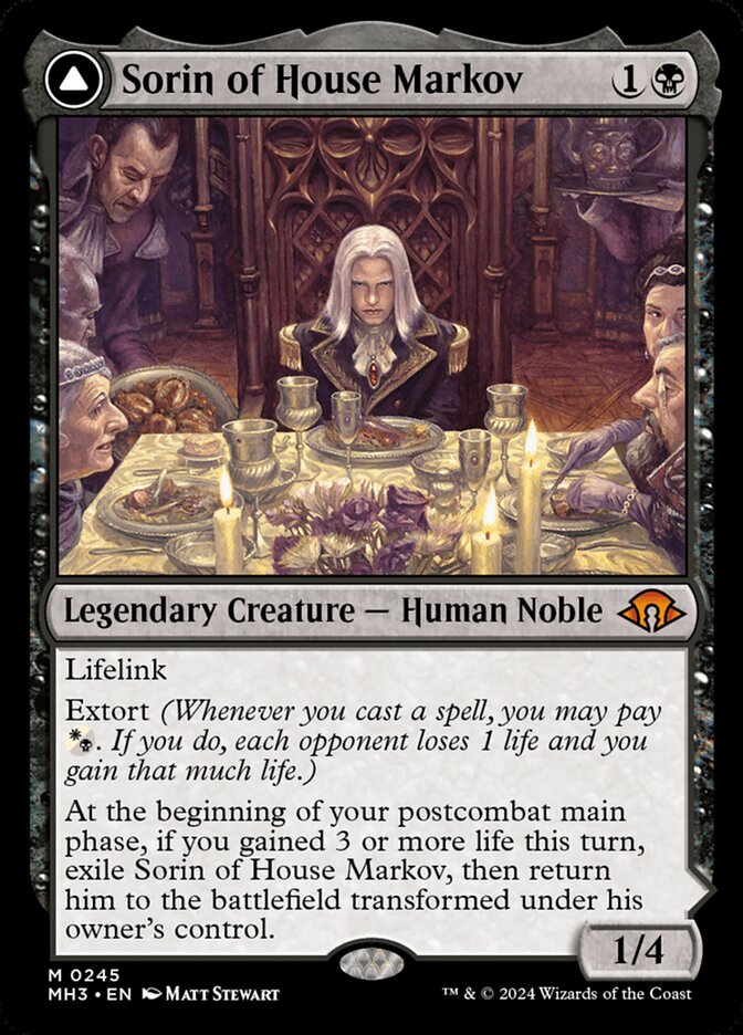 Sorin of House Markov // Sorin, Ravenous Neonate mh3 245
