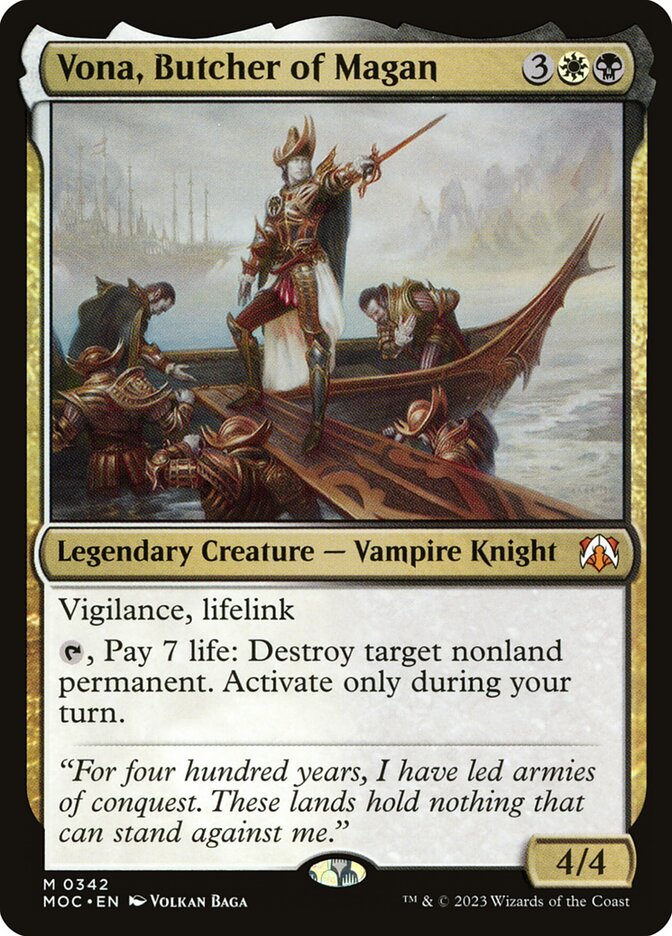 Vona, Butcher of Magan moc 342
