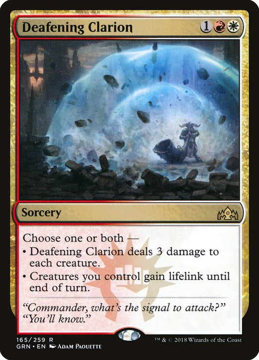 Deafening Clarion grn 165