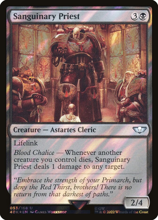 Sanguinary Priest 40k 53★