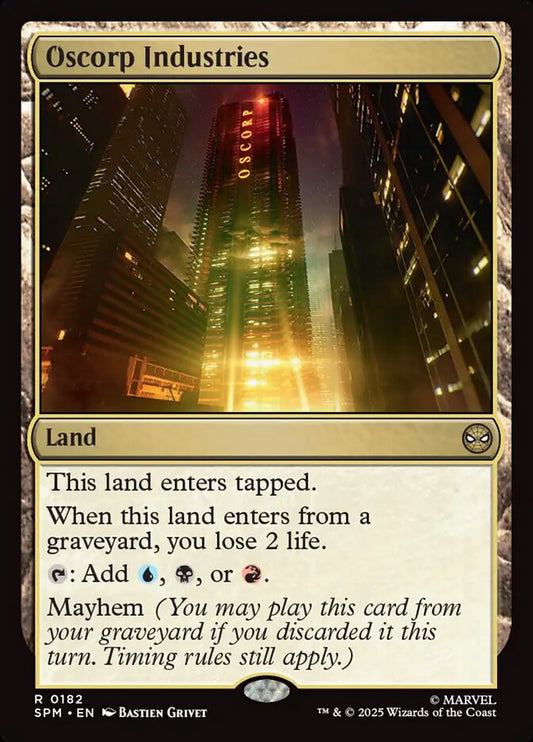 Oscorp Industries spm 182