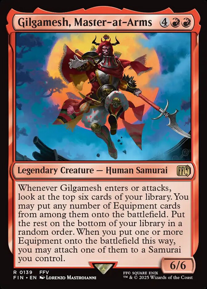 Gilgamesh, Master-at-Arms fin 139
