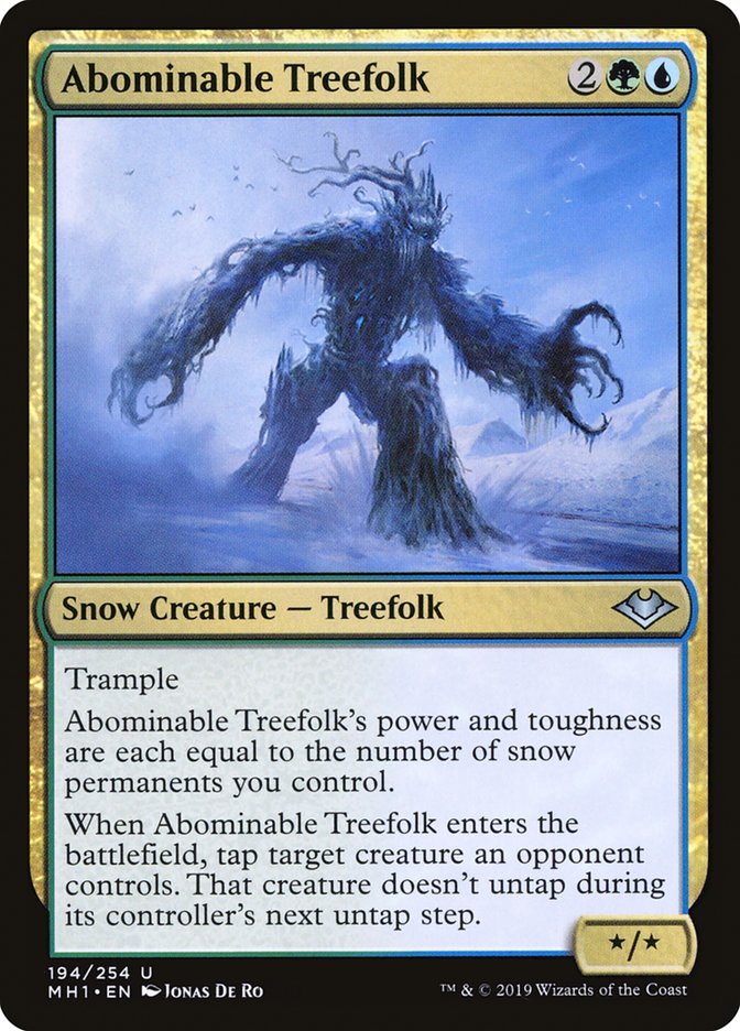 Abominable Treefolk mh1 194