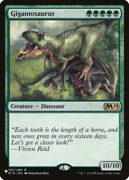 Gigantosaurus plst M19-185