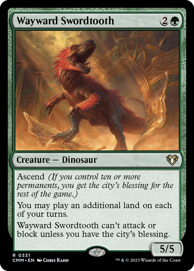 Wayward Swordtooth cmm 331
