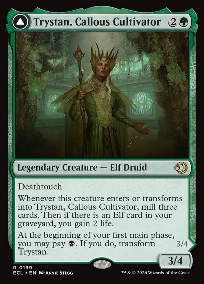 Trystan, Callous Cultivator // Trystan, Penitent Culler ecl 199