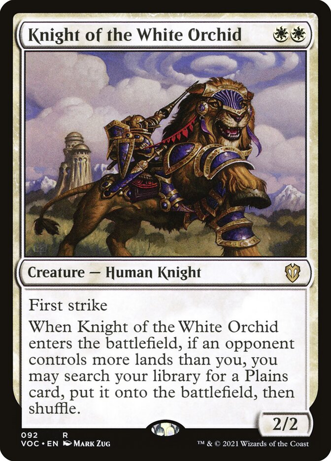 Knight of the White Orchid voc 92