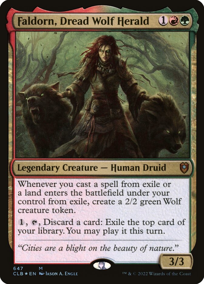 Faldorn, Dread Wolf Herald clb 647